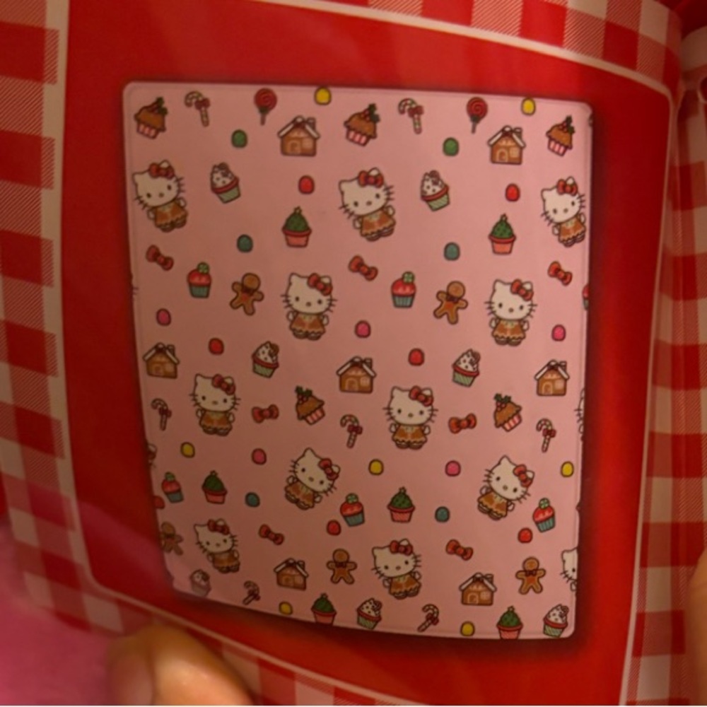 Hello Kitty Pink Christmas Throw Blanket